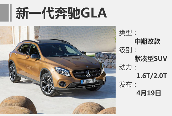 2017上海车展,新款奔驰GLA上市