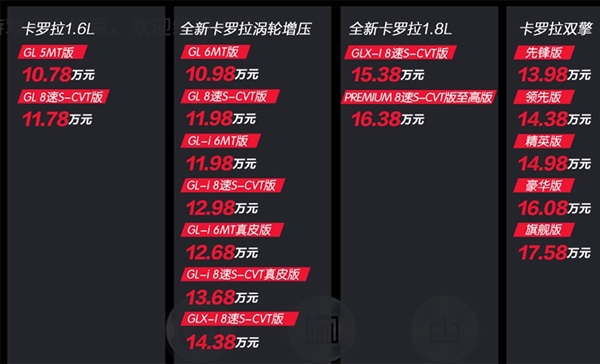 外形更激进 国产新卡罗拉上市:10.78万起