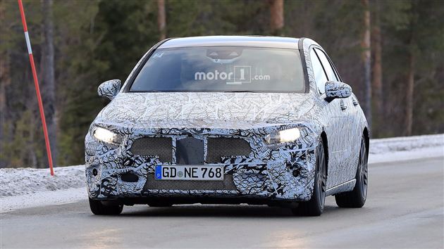 PK奥迪RS3 全新一代AMG A45谍照曝光